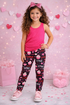 For the Love of Cupcakes - Girls Leggings