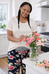 Forget Me Not Meadow - Women's Lounge Pants