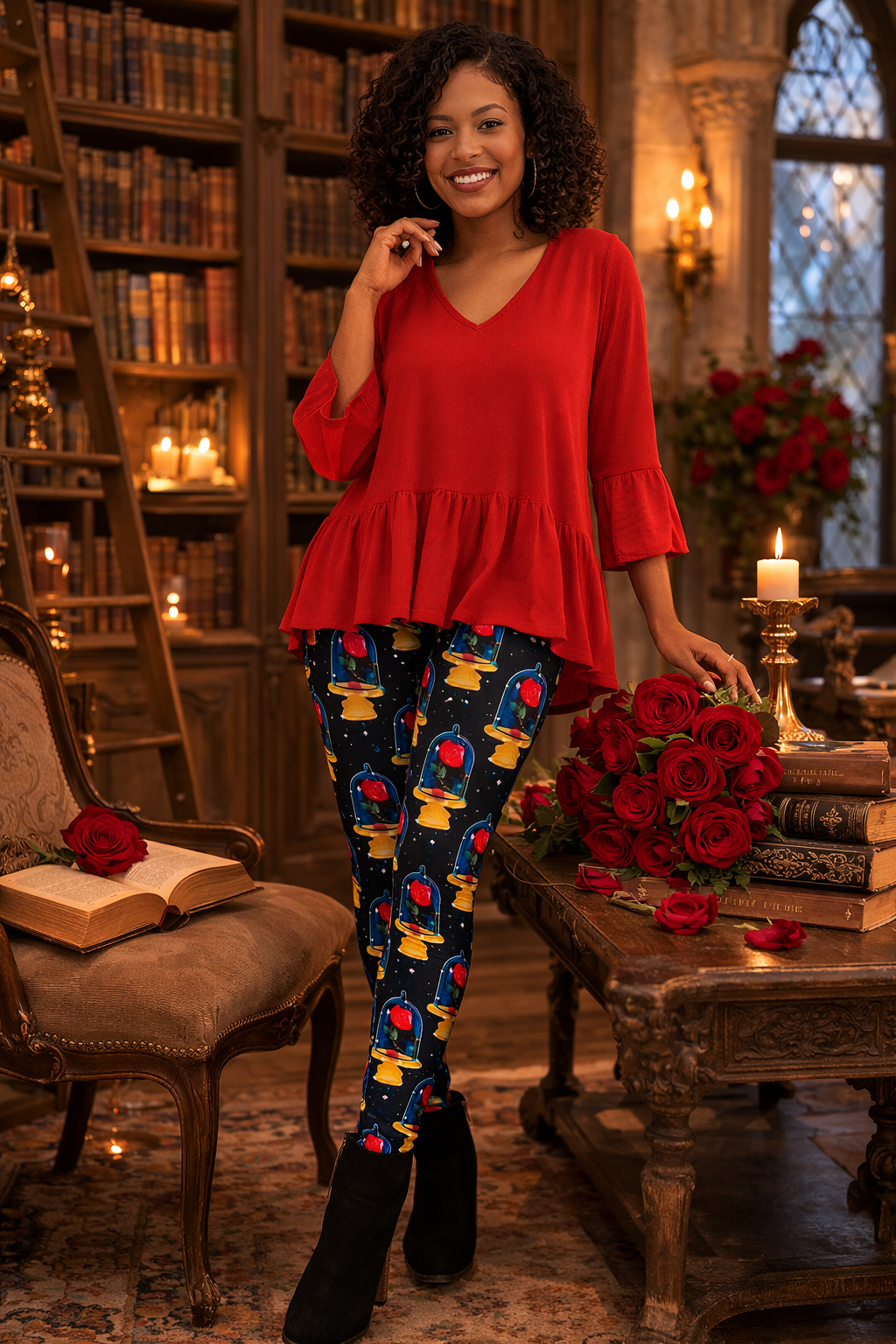 Fragile Beauty - Women's Plus TC Size Leggings