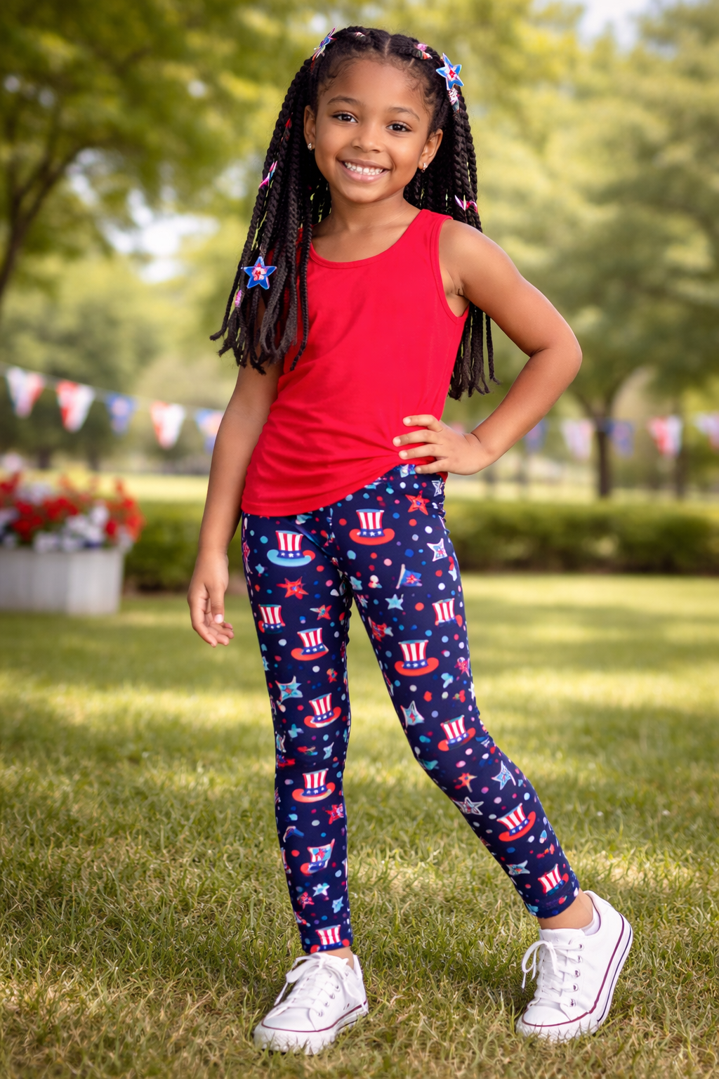 Hats Off America - Girls Leggings