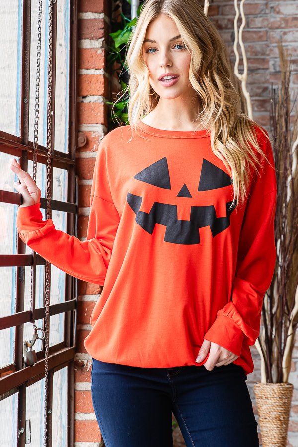 The Jaclyn - Women's Top in Orange
