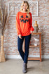 The Jaclyn - Women's Plus Size Top in Orange