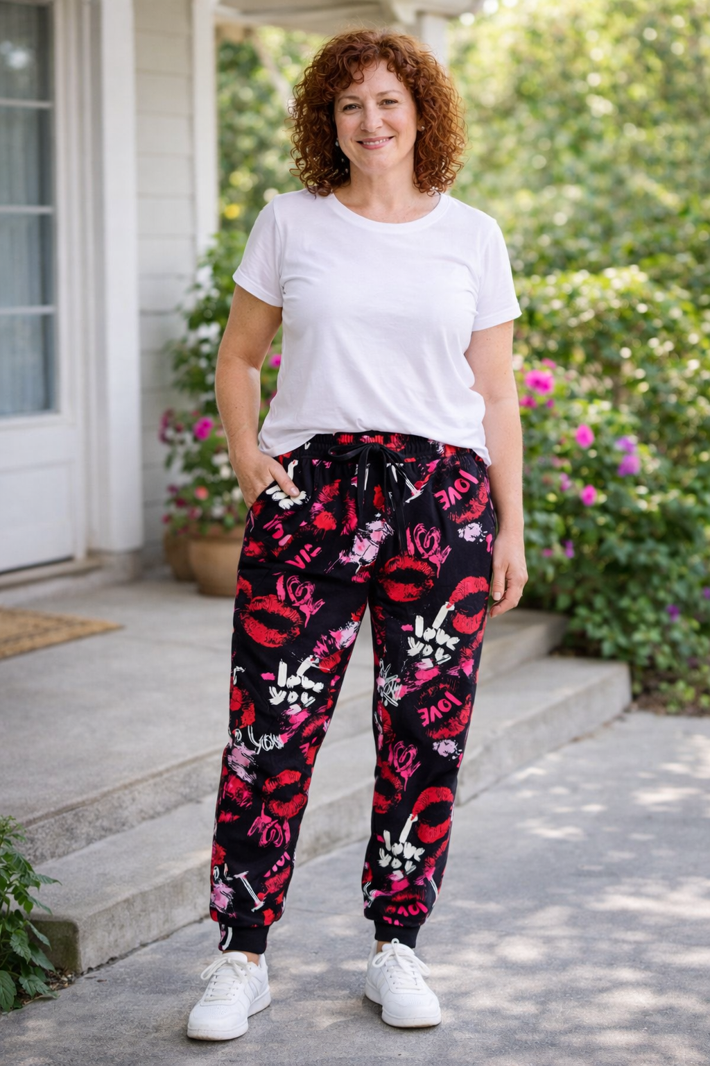 Love You Bunches - Women's Jogger Pajama Bottom