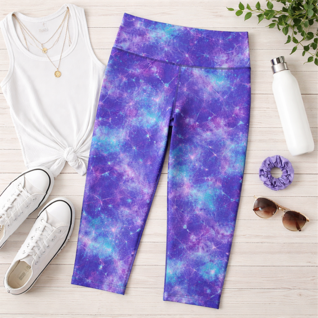 Mermaid Galaxy Capris - Women's
