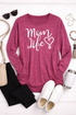 Mom Life - Women's Top in Heathered Cranbury