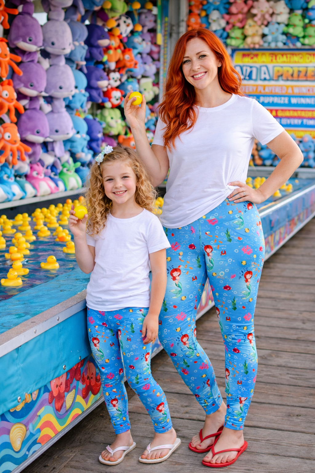 Ocean Princess Leggings- Girls