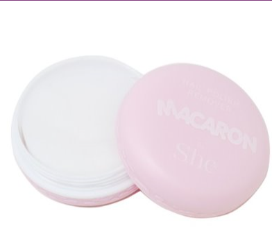 Macaron Nail Polish Remover Pads