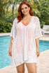 The Nikki  - Women's Beach Cover Up in White