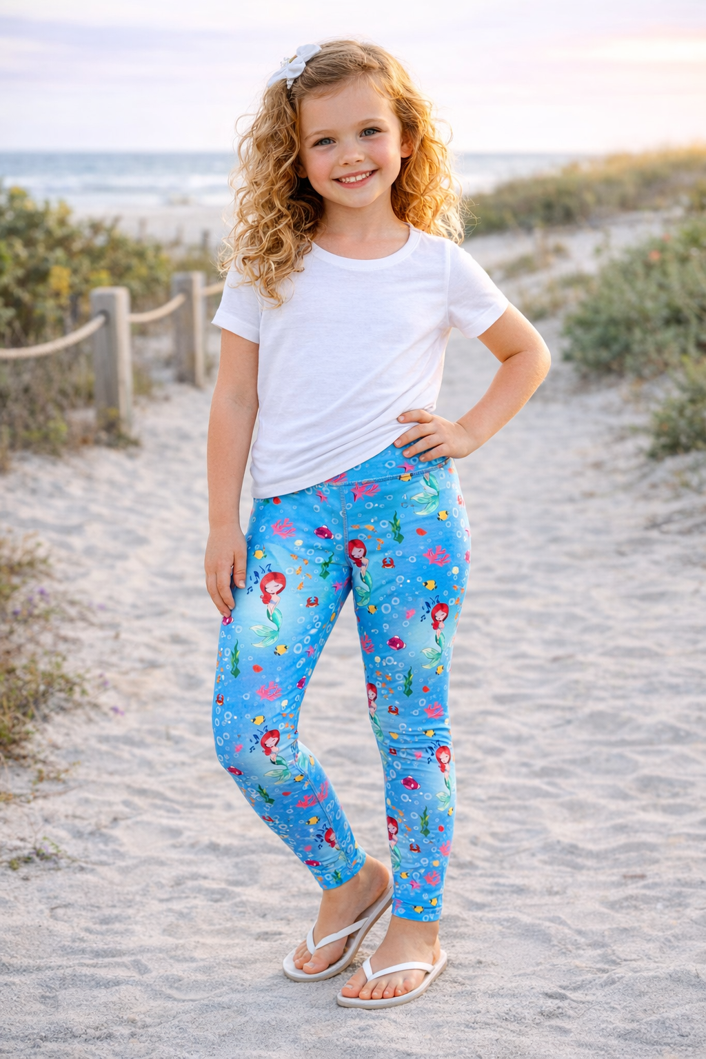 Ocean Princess Leggings- Girls