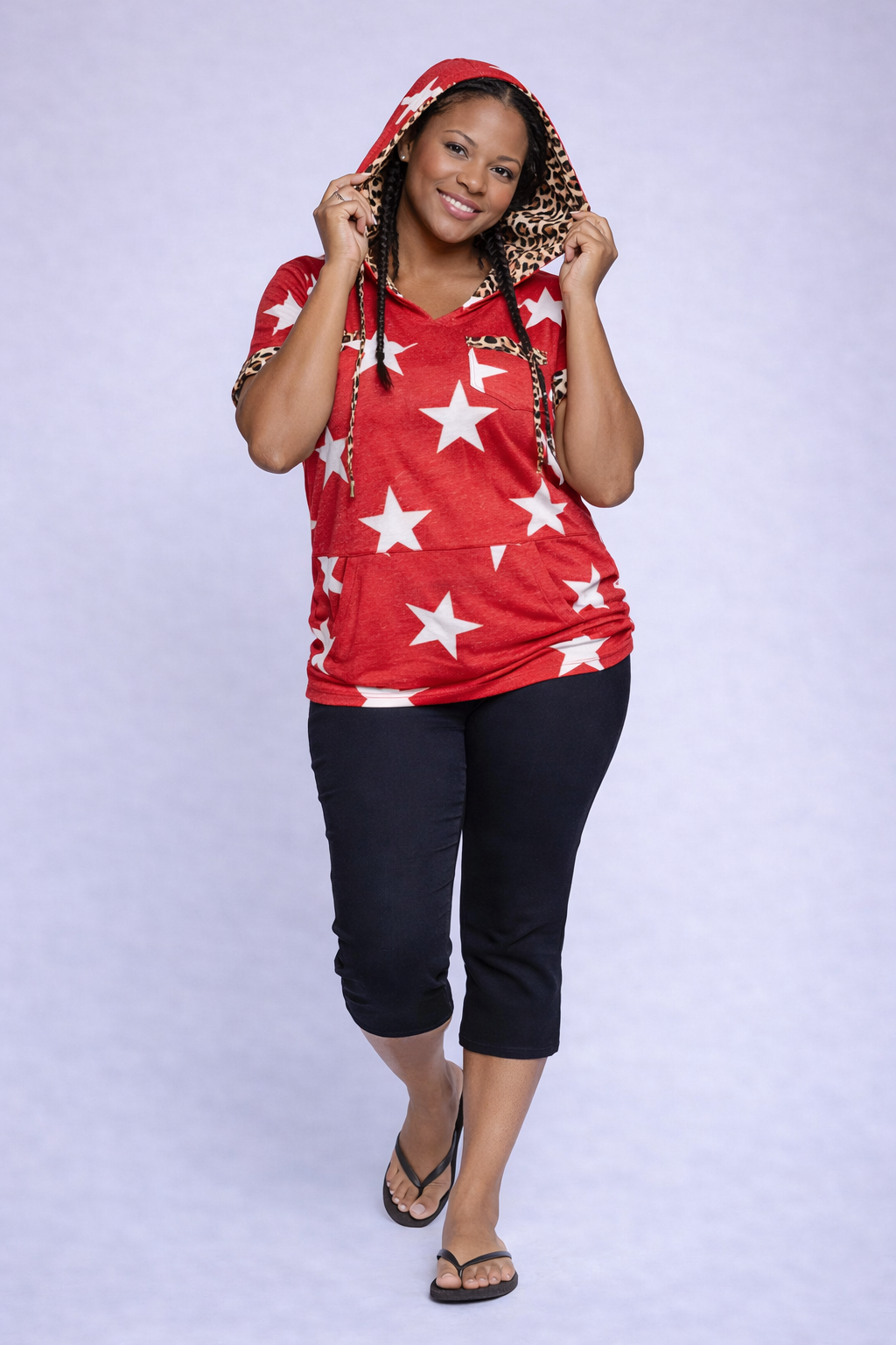 The Portia - Women's Hooded Top