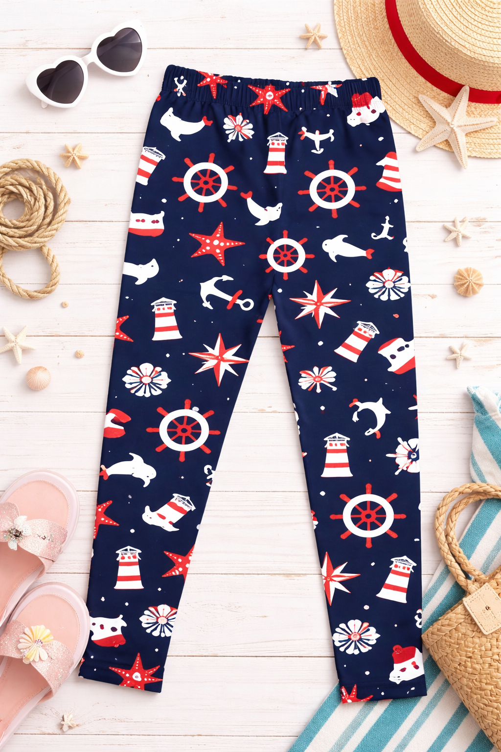 Seas the Day - Girls Leggings