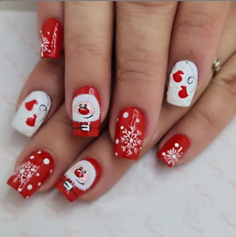 Father Christmas - Press On Nails