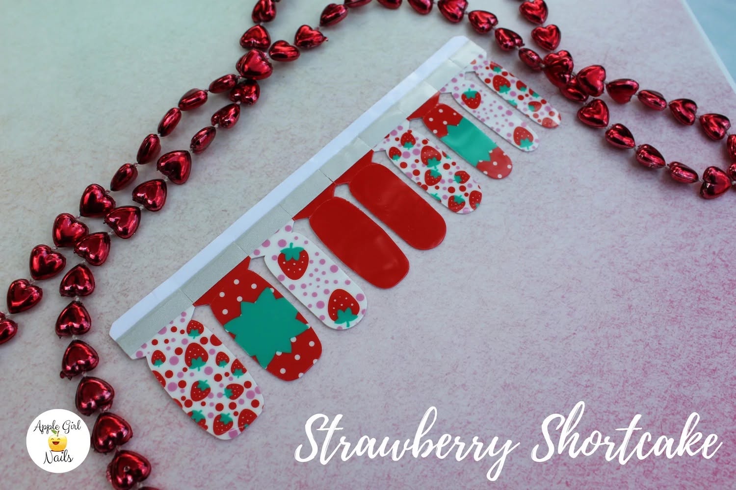 Strawberry Shortcake Nail Polish Strips