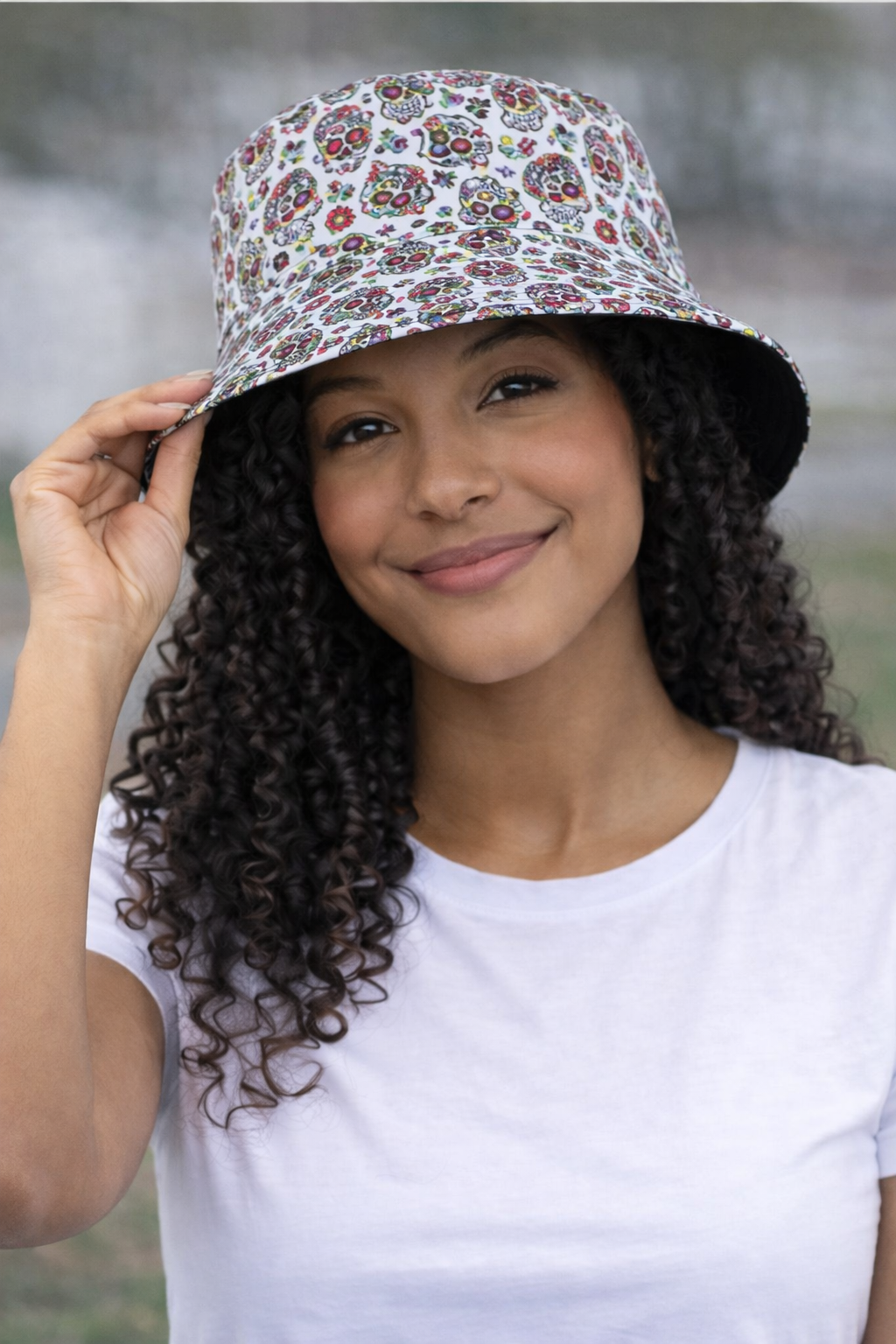 Sugar Skull Fiesta Bucket Hat