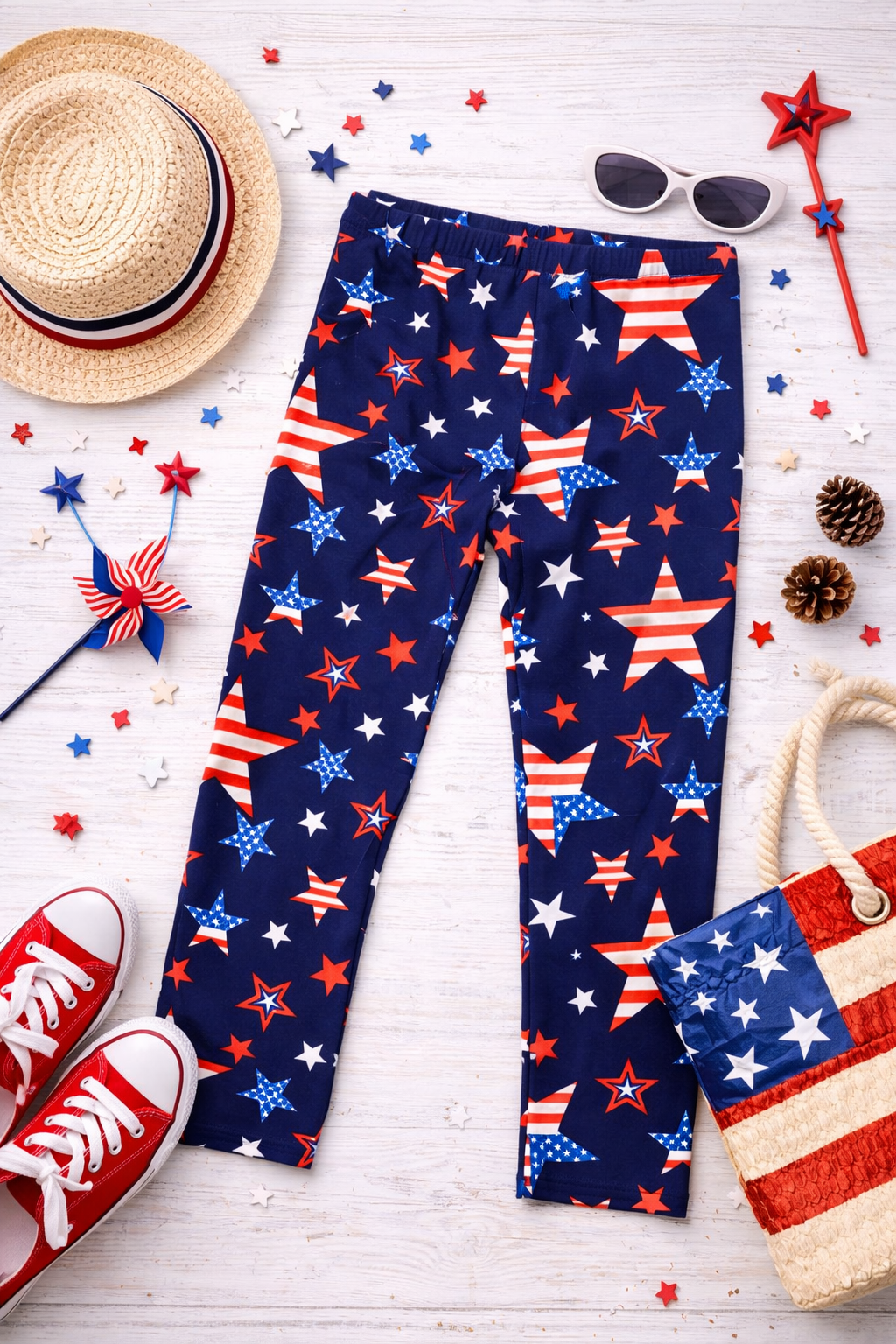 Yankee Doodle Dandy - Girls Leggings