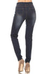Dark Denim Distressed Jeggings - Women's