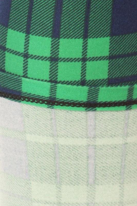 Celtic Plaid - Women's Plus Size Leggings
