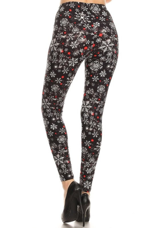 Crystal Snowfall - Women's One Size Leggings