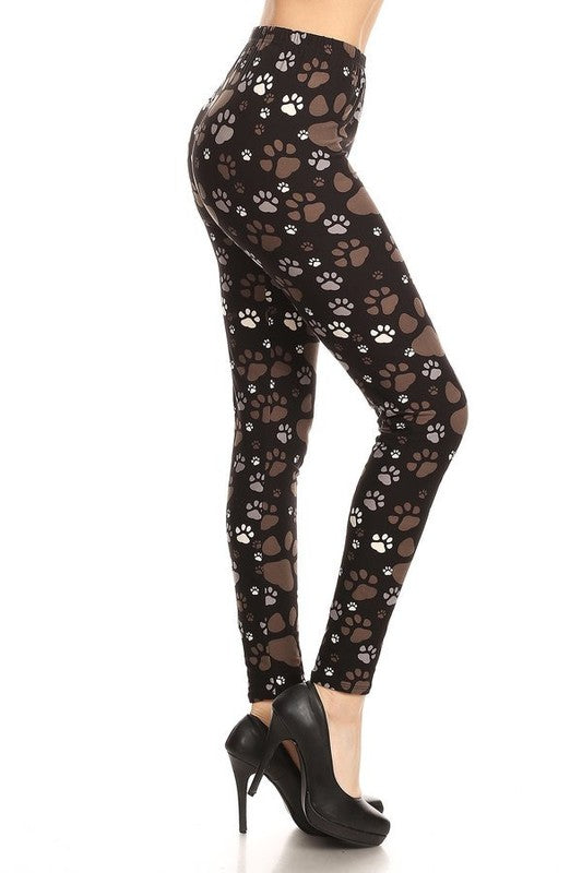 Pawdon My Prints - Women's Plus 3X-5X Size Leggings