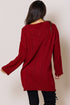 The Gina - Women's Sweater in Wine