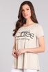 Coffee Before Anything - Women's Tunic Top in Heathered Oatmeal