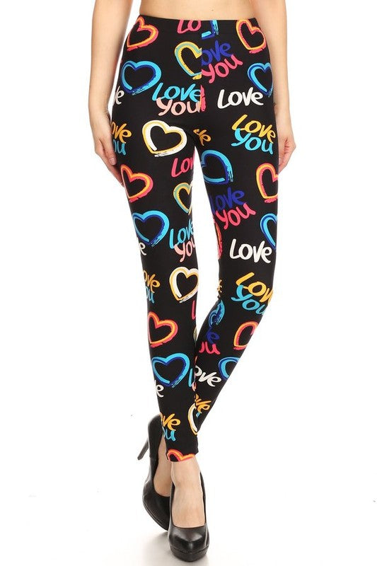 Steal My Heart - Women's Plus 3X/5X Size Leggings