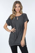 The Christina - Women's Top in Heather Gray