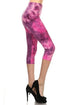 Plum Paradise - Women's Plus Size Capris