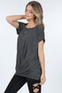 The Christina - Women's Top in Heather Gray