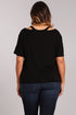 Blessed Beyond Measure - Women's Knotted Top in Black