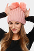 Double Pom Pom Beanie