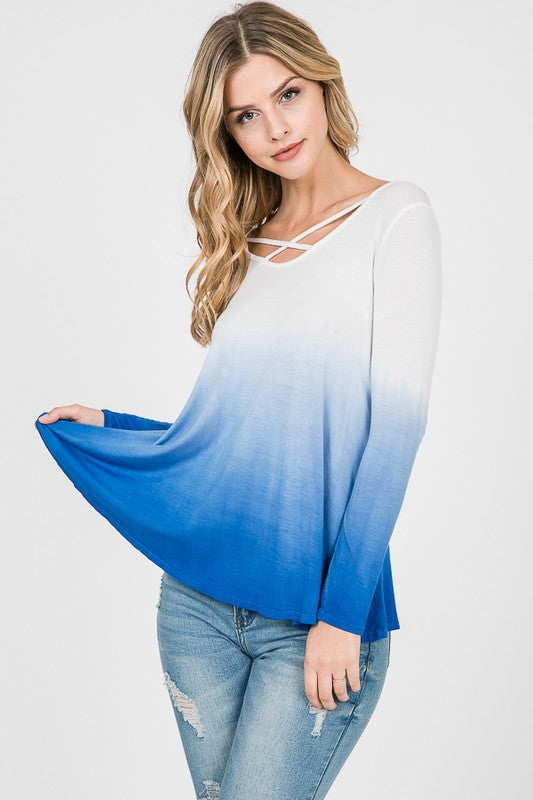 The Shelly - Women's Top in Blue