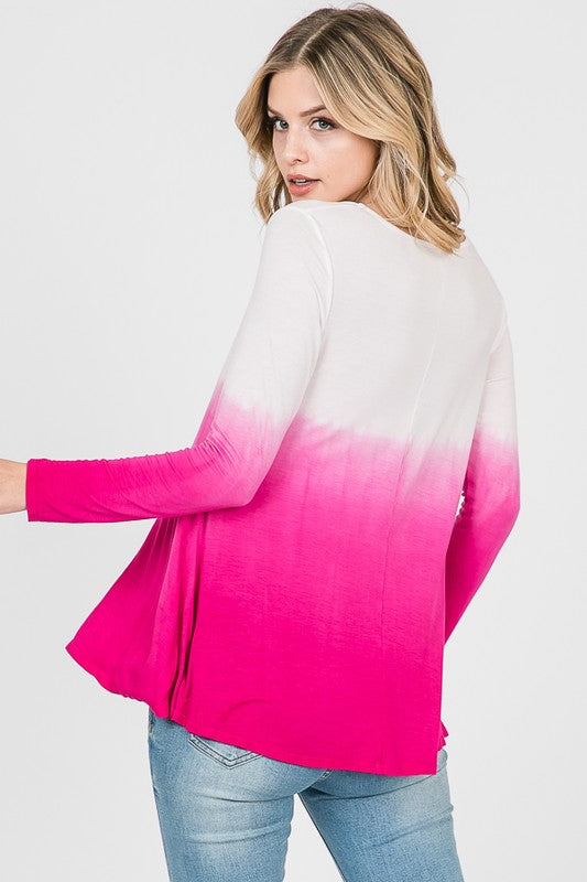 The Shelly - Women's Top in Fuchsia