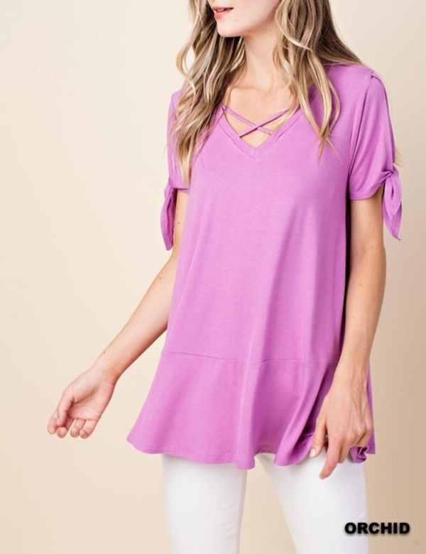 The Veronica - Women's Tunic in Orchid