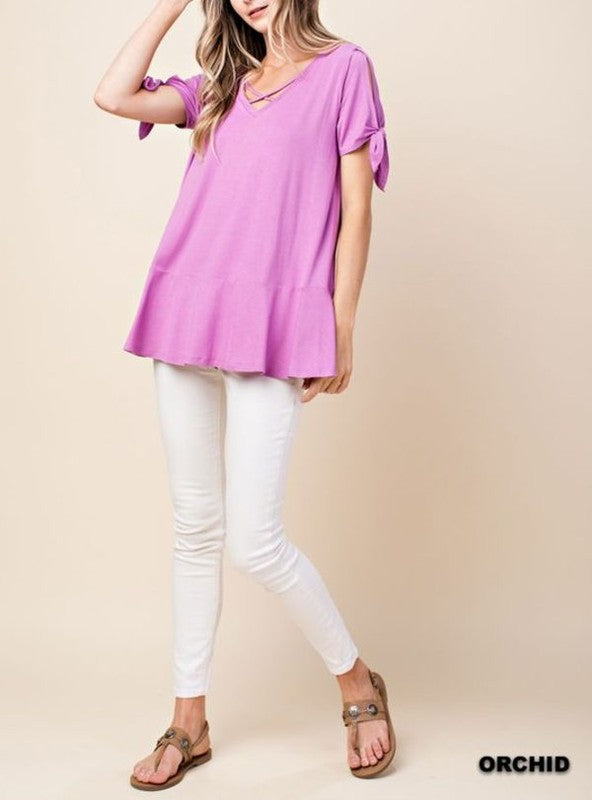 The Veronica - Women's Tunic in Orchid