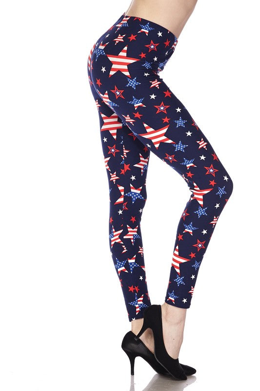 Yankee Doodle Dandy - Women's Extra Plus Size Leggings