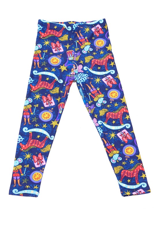 Nutcracker Meets Sugar Plum Fairy - Girls Leggings