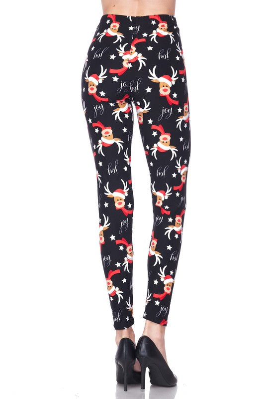 Reindeer Clause - Women's Extra Plus Size Leggings