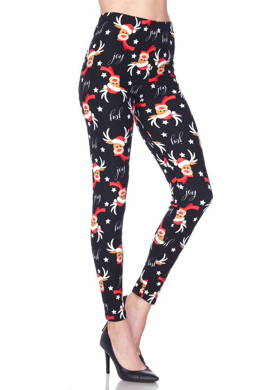 Reindeer Clause - Women's Extra Plus Size Leggings