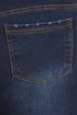 Dark Denim Washed Ripped Jeggings - Women's Plus Size