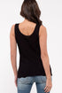 The Amelia - Women's Knit Tank in Black