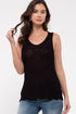The Amelia - Women's Knit Tank in Black