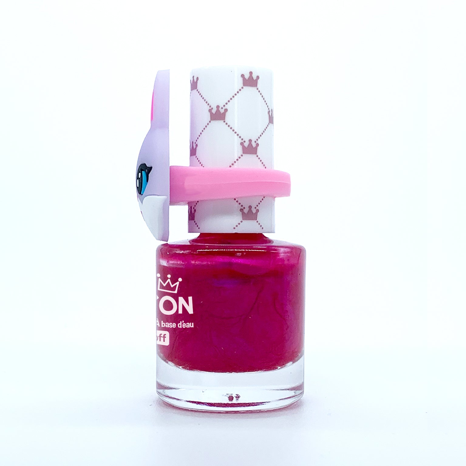 Bunny Dark Purple Ring Nail Polish - Water Based Polish