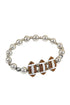 Rhinestone Football Stretch Bracelet