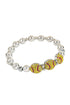 Rhinestone Softball Stretch Bracelet