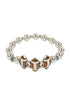 Rhinestone Football Stretch Bracelet