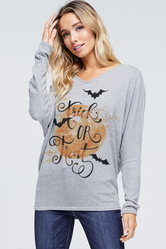 The Trixie - Women's Top in Heather Gray