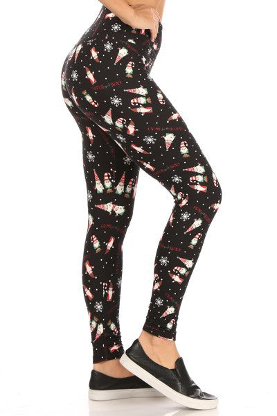 Gnome for the Holidays - Women's Fleece Lined Leggings
