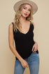 The Nell - Women's Knit Tank in Black