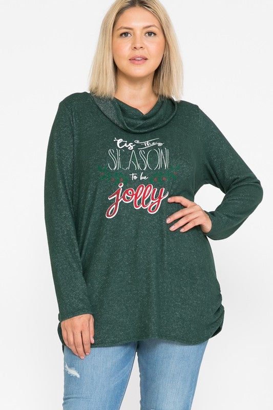 The Eve - Women's Plus Size Top in Hunter Green